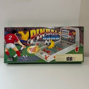 Pinball Game with Real Light and Sound Action Sges 6 And Up Soccer Theme